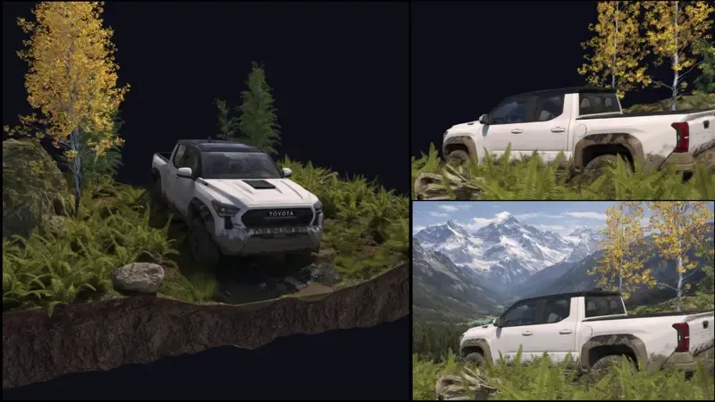 demonstration of splat photography