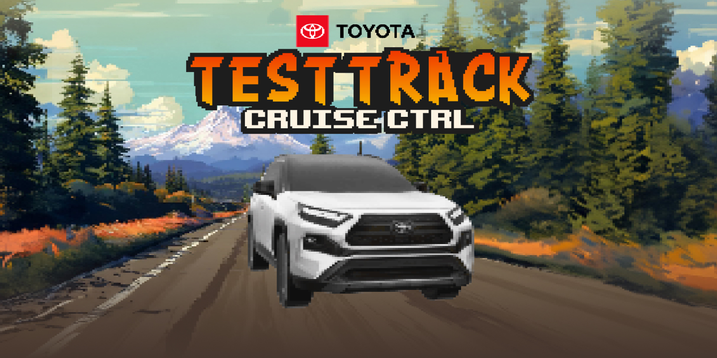 Open Screen for Toyota Test Track Cruise Ctrl game